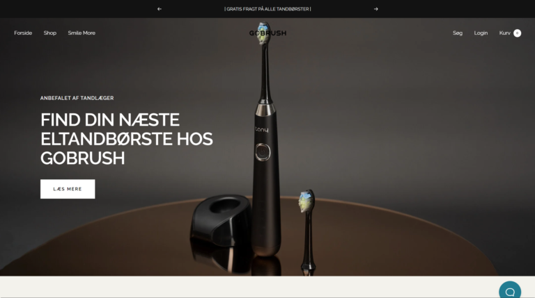 Abonnements baseret eltandbørste virksomhed til salg – Gobrush