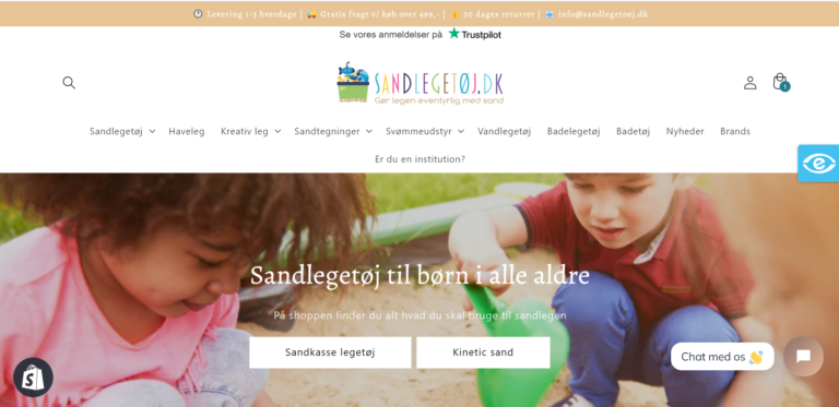 Salg af E-mærket webshop med gigantisk potentiale