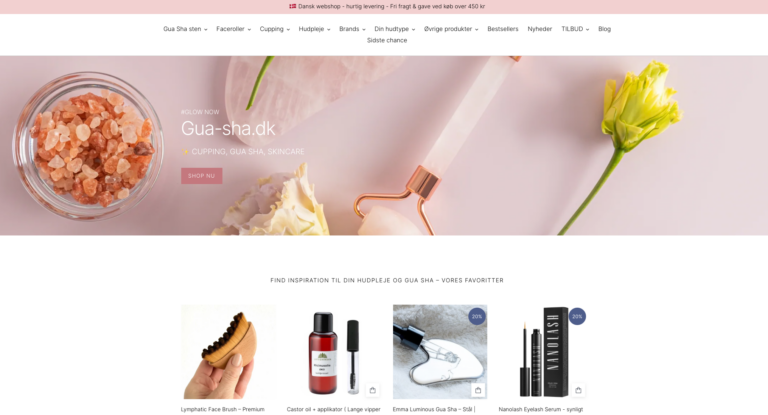 ETABLERET NICHE WEBSHOP TIL SALG – GUA SHA & BEAUTY (ASSET DEAL)
