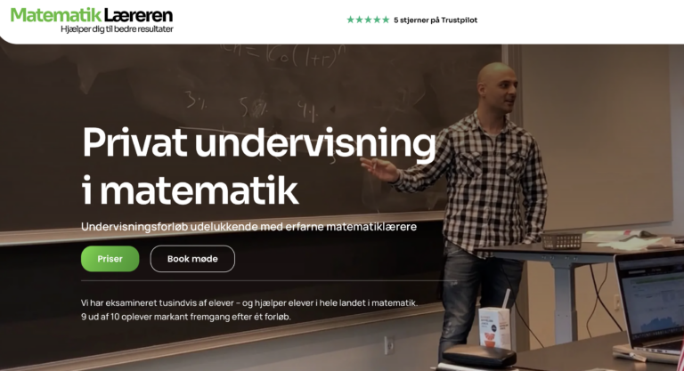 Profitabel lektiehjælpsvirksomhed – SYMBOLSK pris!!